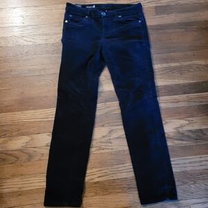 Kut from the Kloth Navy Straight Leg Corderouy Womens's Jeans